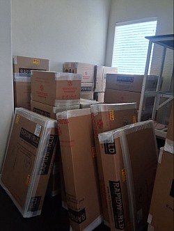40 minute unload!
