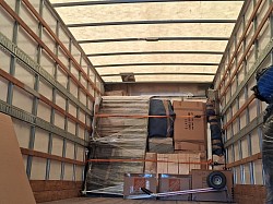 Packed up and ready to go to Houston Texas